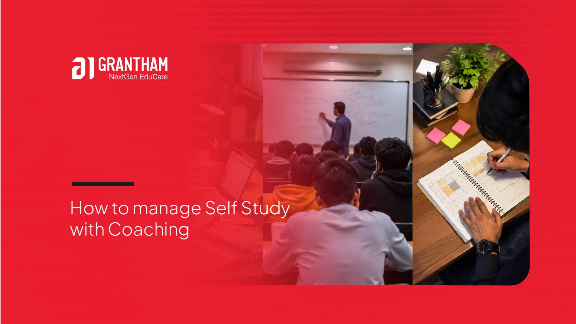 how to manage self study with coaching