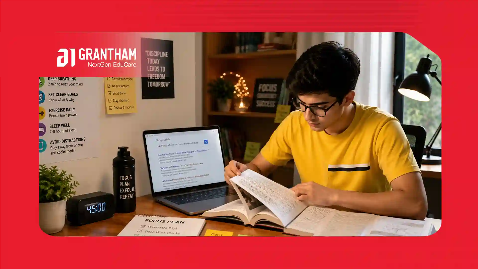 how to stay focused while studying