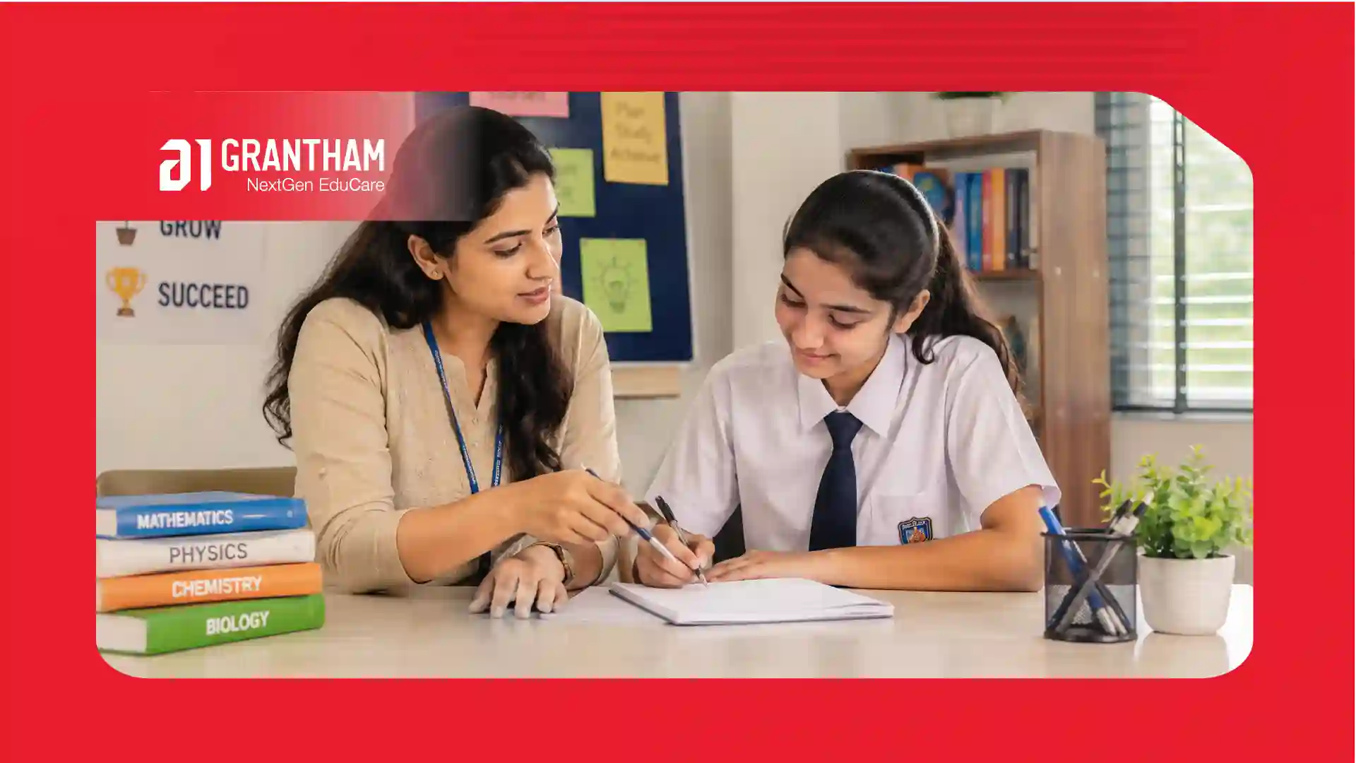 JEE exam subject icons representing Physics, Chemistry and Mathematics for engineering entrance preparation