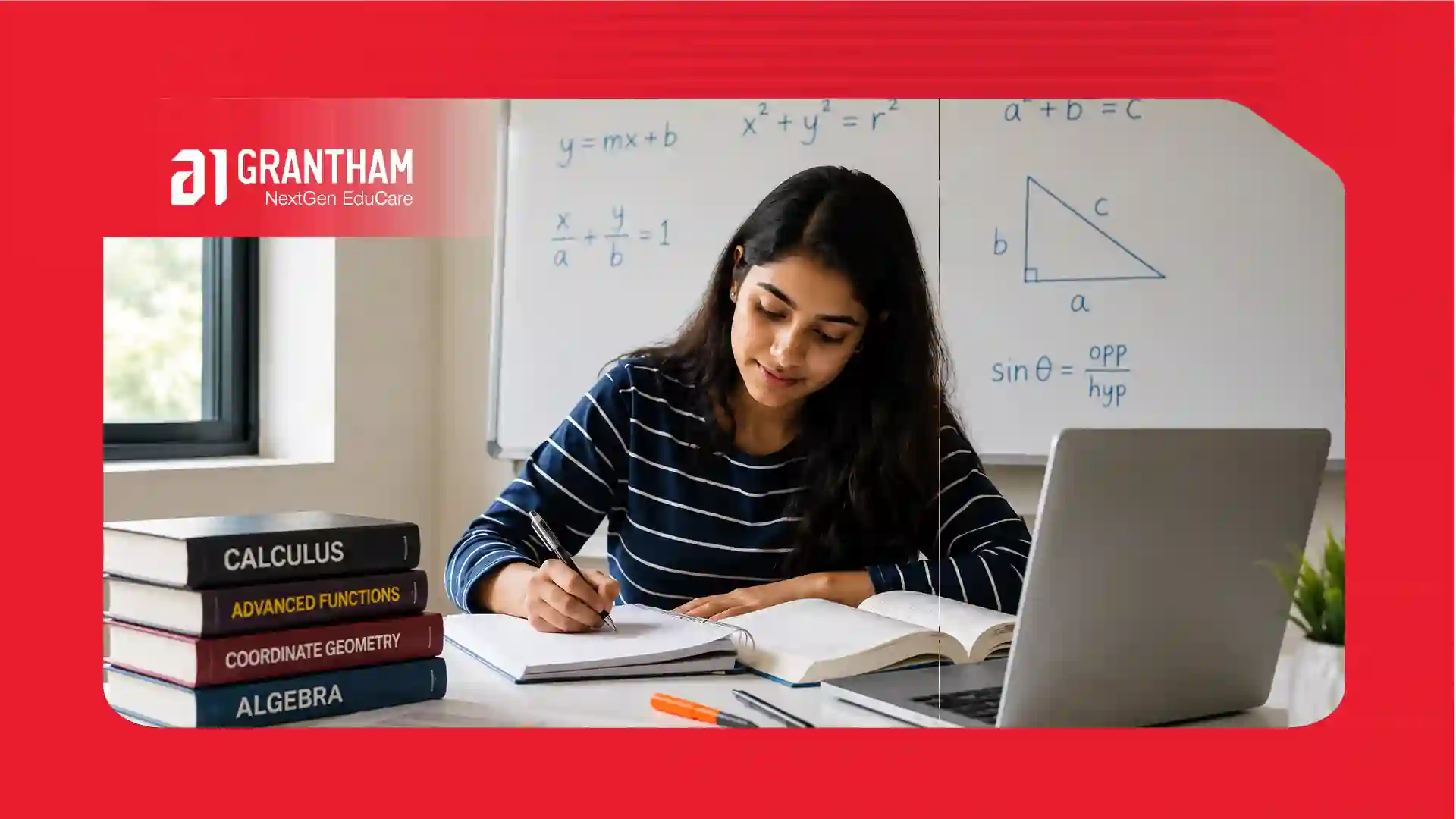 student solving physics and mathematics problems daily